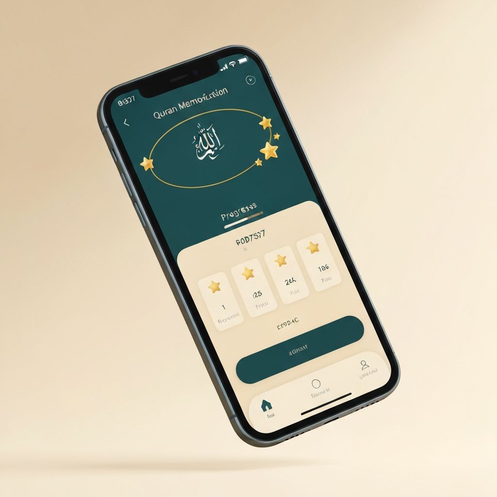 NoorDash app preview showing the Quran memorization dashboard for children